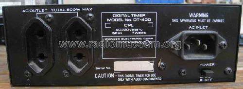 Digital Timer DT-400; Pioneer Corporation; (ID = 1880484) Altri tipi