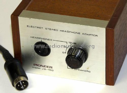 Electret Headphones Adapter JB-100; Pioneer Corporation; (ID = 1960672) Misc