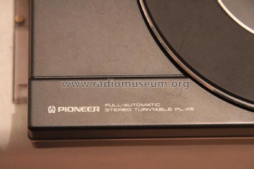 Full Automatic Stereo Turntable PL-X5; Pioneer Corporation; (ID = 1793779) R-Player