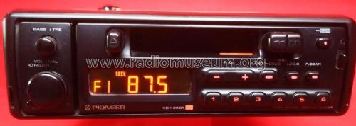 Car Radio Cassette KEH-2501; Pioneer Corporation; (ID = 2817061) Car Radio