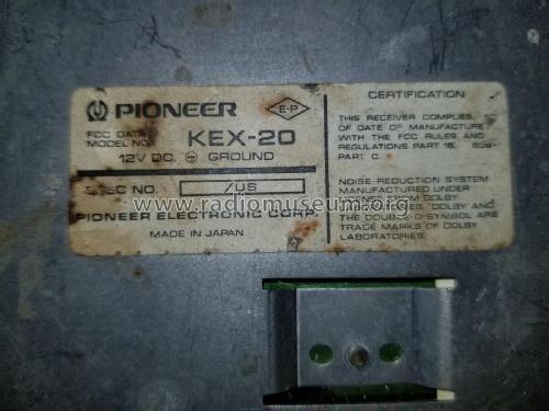 KEX-20 ; Pioneer Corporation; (ID = 2890850) Car Radio