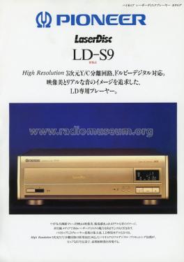 Laserdisc Player LD-S9; Pioneer Corporation; (ID = 1811003) Sonido-V