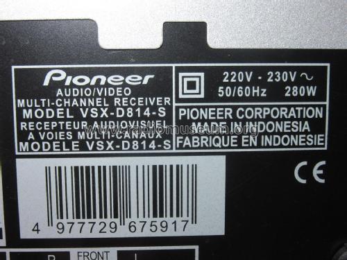 Multi-Channel Receiver VSX-D814-S; Pioneer Corporation; (ID = 2893945) Radio