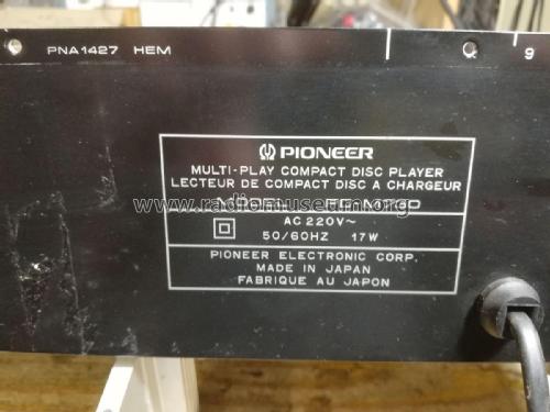 Multi-Play Compact Disc Player PD-M730; Pioneer Corporation; (ID = 3065115) R-Player