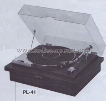 Professional Belt-Drive Stereo Turntable PL-41; Pioneer Corporation; (ID = 556840) R-Player