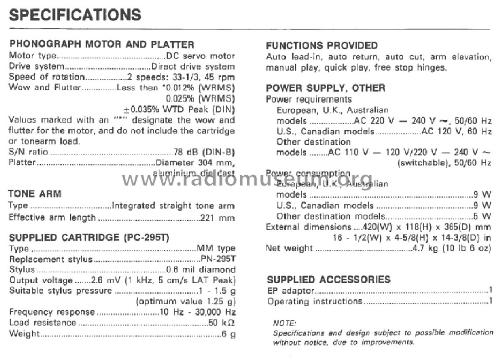 PL-670; Pioneer Corporation; (ID = 1648315) R-Player