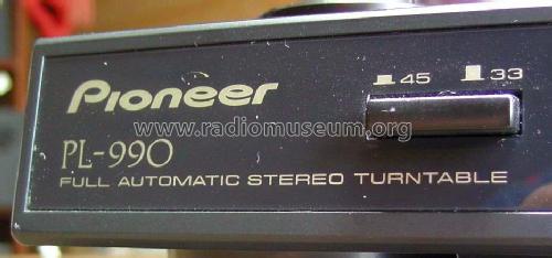 Full Automatic Stereo Turntable PL-990; Pioneer Corporation; (ID = 1725478) R-Player