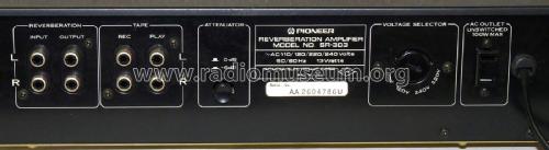 Reverberation Amplifier SR-303; Pioneer Corporation; (ID = 1757393) Ampl/Mixer