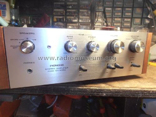 Stereo Amplifier SA-500A; Pioneer Corporation; (ID = 1645991) Ampl/Mixer