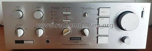 Stereo Amplifier A-80; Pioneer Corporation; (ID = 2452011) Ampl/Mixer