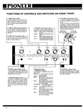 Stereo Amplifier SA-500; Pioneer Corporation; (ID = 1891238) Ampl/Mixer