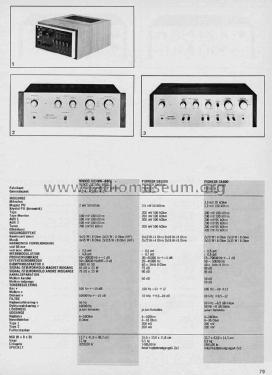 Stereo Amplifier SA-500A; Pioneer Corporation; (ID = 2804422) Ampl/Mixer