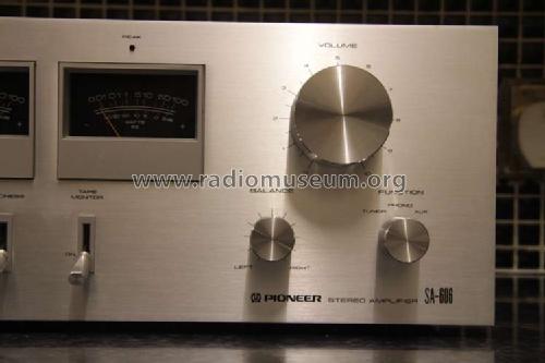 Stereo Amplifier SA-606; Pioneer Corporation; (ID = 1635595) Ampl/Mixer