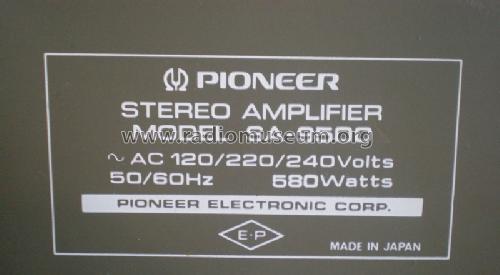 Stereo Amplifier SA-9500; Pioneer Corporation; (ID = 1312774) Ampl/Mixer