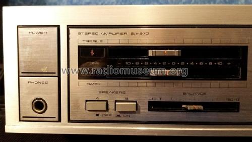 Stereo Amplifier SA-970; Pioneer Corporation; (ID = 2736257) Ampl/Mixer