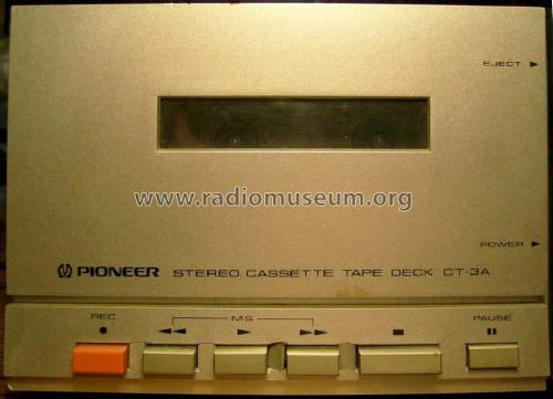 Stereo Cassette Deck CT-3A; Pioneer Corporation; (ID = 556577) R-Player