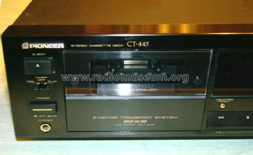 Stereo Cassette Deck CT-445; Pioneer Corporation; (ID = 1175662) R-Player