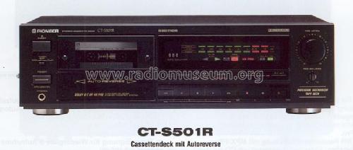 Stereo Cassette Deck CT-S501R; Pioneer Corporation; (ID = 1235123) R-Player