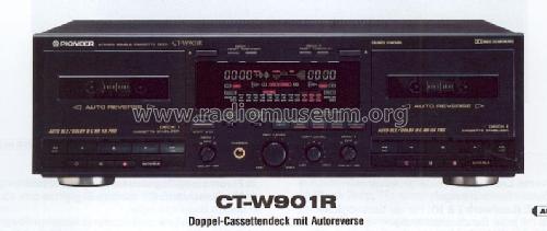 Stereo Double Cassette Deck CT-W901R; Pioneer Corporation; (ID = 1235114) R-Player