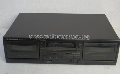 Stereo Double Cassette Deck CT-W205R; Pioneer Corporation; (ID = 1685968) Reg-Riprod