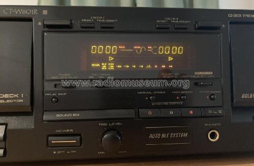 Stereo Double Cassette Deck CT-W601R; Pioneer Corporation; (ID = 2974875) R-Player