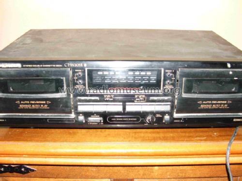 Stereo Double Cassette Deck CT-W205R; Pioneer Corporation; (ID = 596509) Reg-Riprod