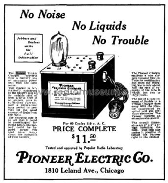 Trickle Charger ; Pioneer Electric Co. (ID = 1985116) Power-S