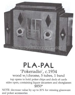 6524 Pokeradio / Penthouse; Pla-Pal Radio and (ID = 1462370) Radio