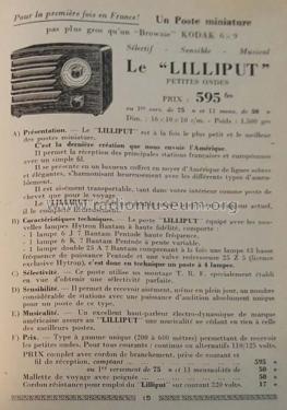 Lilliput ; Plait Radio-Plait RP (ID = 2490617) Radio