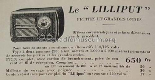 Lilliput ; Plait Radio-Plait RP (ID = 2490618) Radio