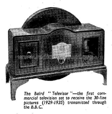 Baird Televisor ; Plessey; Ilford (ID = 3005651) Television