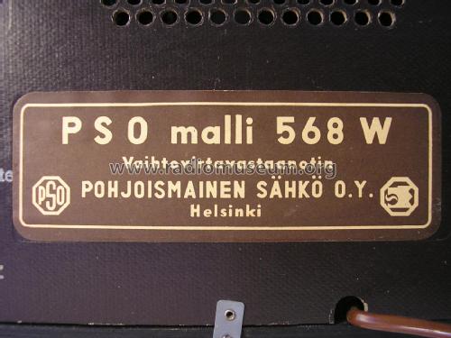 568 W; Pohjoismainen Sähkö- (ID = 1959149) Radio