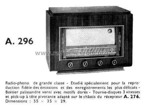 A296 Ch= A276; Point Bleu; Paris - (ID = 2529005) Radio