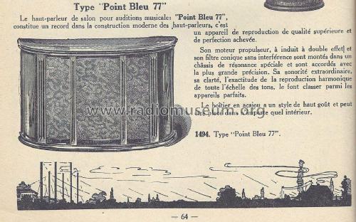 Diffuseur 77; Point Bleu; Paris - (ID = 2643386) Speaker-P