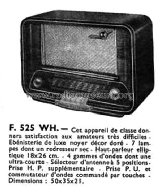 F525WH; Point Bleu; Paris - (ID = 2172892) Radio