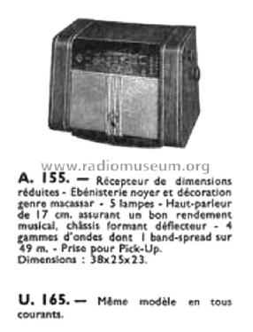 U165; Point Bleu; Paris - (ID = 2172913) Radio