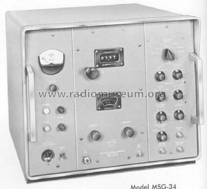 Broadband Microwave Generator MSG34; Polarad Electronics (ID = 470707) Ausrüstung