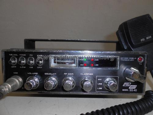 AM SSB Mobile Transceiver SS 40; Polmar; Milano (ID = 2380867) CB-Funk