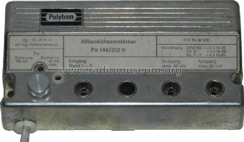 Allbereichsverstärker Pa144/212N; Polytron; Bad (ID = 877173) RF-Ampl.