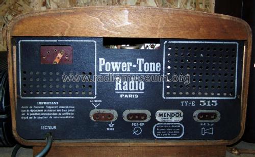 Mendola 515; Power-Tone; Paris (ID = 2945773) Radio