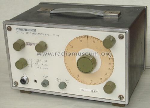 RC-Generator GF22; Radio und Fernsehen (ID = 109730) Equipment