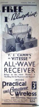 Vitesse All-Wave Receiver ; Practical Wireless (ID = 1573191) Kit