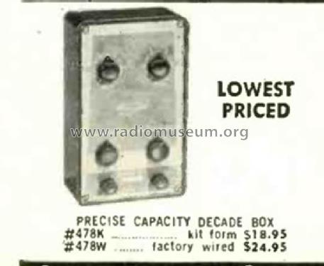 Capacity Decade Box 478 ; Precise Development (ID = 2770156) Equipment