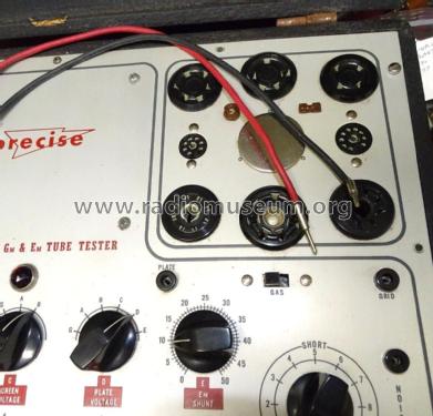 Mutual Conductance and Emission Tube Tester 111W; Precise Development (ID = 3019201) Ausrüstung