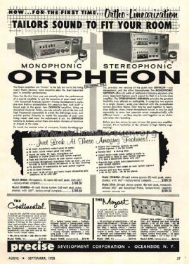 Orpheon AM40A; Precise Development (ID = 2770580) Ampl/Mixer