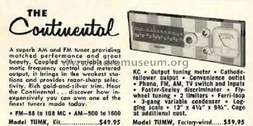 Continental TUMW; Precise Development (ID = 2770568) Radio