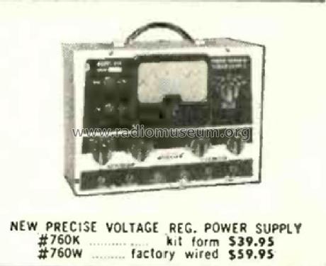 Voltage Regulated Power Supply 760 ; Precise Development (ID = 2770206) Equipment