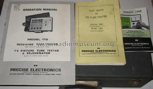 Receiving and Picture Tube Tester & Rejuvenator 115; Precise Development (ID = 1592306) Ausrüstung