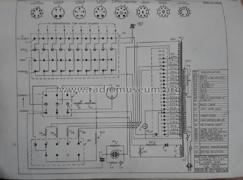 Cathode Conductance Tube Tester 640; Precision Apparatus (ID = 2846987) Equipment