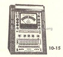 Deluxe Electronamic Tube Tester 10-15; Precision Apparatus (ID = 228254) Equipment